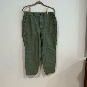 Madewell olive green chino pants